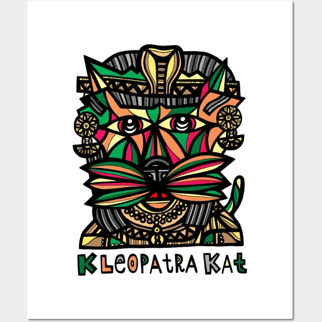 Kleopatra Kat Wall Art by The BuddaKats