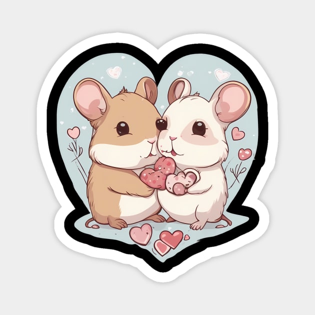 Little Hamster Magnet by animegirlnft