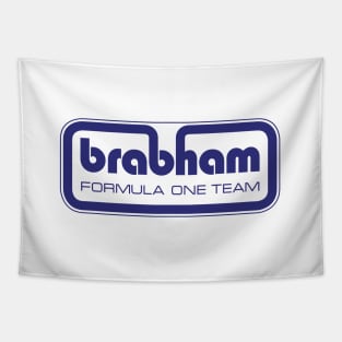 Brabham Formula One Team logo 1973/4 - brabham blue print Tapestry