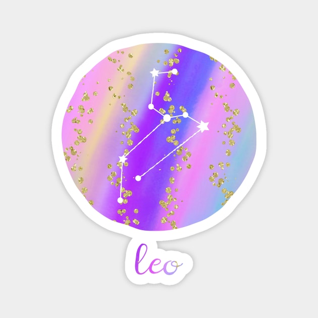 Leo sign Magnet by tortagialla