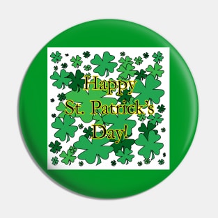 Happy St. Patrick's Day Pin