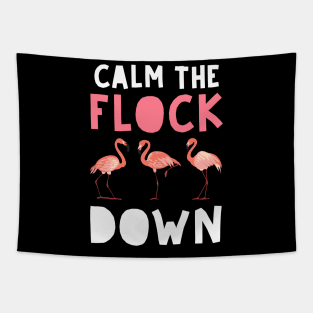 Tropical Tranquility Flamingo Love, Perfect Tee for Beach Aficionados Tapestry