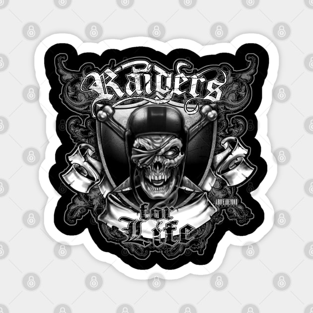 Raider's for Life Magnet by Above and Beyond Graphics