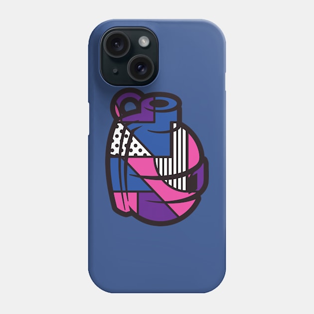 Abstract Grenade Geometric Shapes Phone Case by hakkamamr