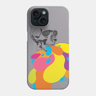 Rainbow skull Phone Case