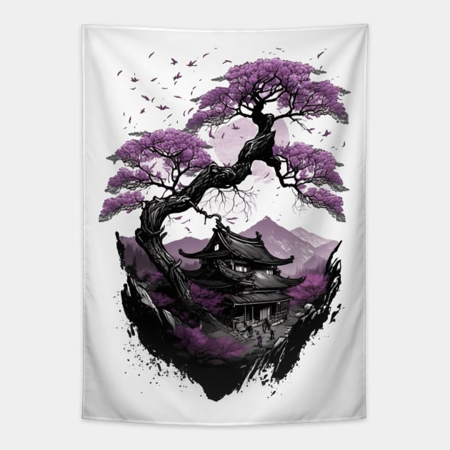 The Beauty of Feudal Japan Tapestry by LetsGetInspired