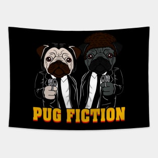 Pug Fiction Tapestry