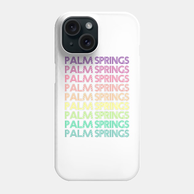 Palm Springs Phone Case by RainbowAndJackson