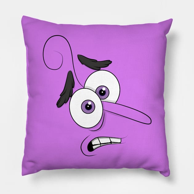 fear Pillow by Damian