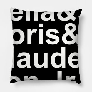 Universal Actor Names Pillow