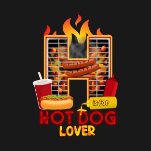 H is for HOT DOG Lover T-Shirt