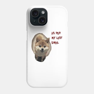 As Per My Last Email Phone Case