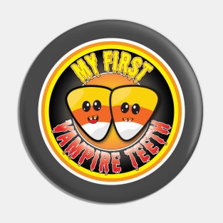 My First Vampire Teeth (Candy Corn) Pin