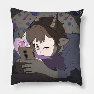 Cute Goat Boy Pillow