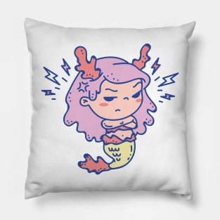 Coral Mermaid Pillow