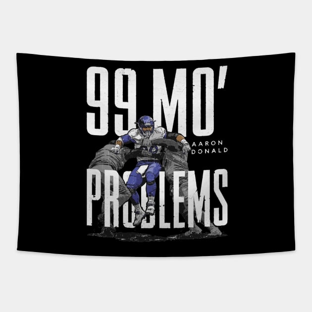 Aaron Donald Los Angeles R 99 Mo Problems Tapestry by MASTER_SHAOLIN