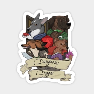 DnDoggos Emblem Full Color Magnet