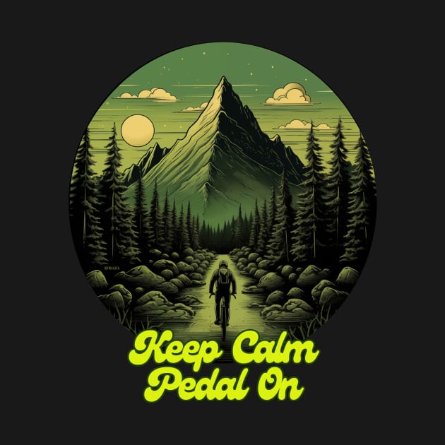 Keep Calm Pedal on by FWACATA