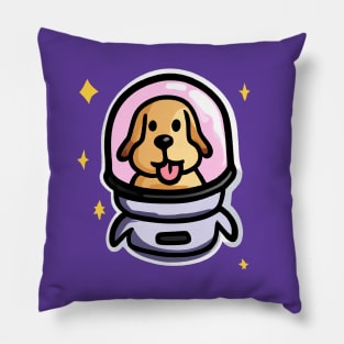 Labrador Rocket Dog Lover Puppy Retro Pillow