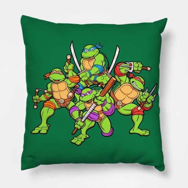 TMNT Pillow by tommartinart