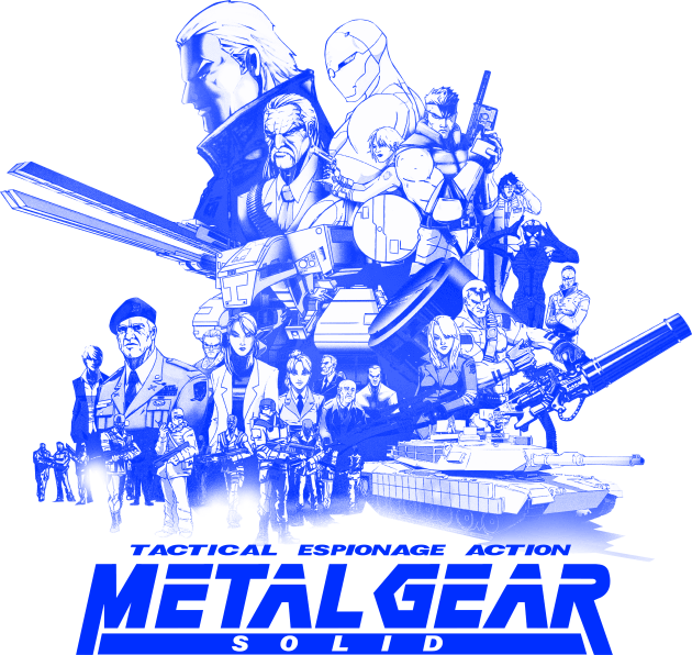 Metal Gear Solid (Blue Version) Kids T-Shirt by CoolDojoBro