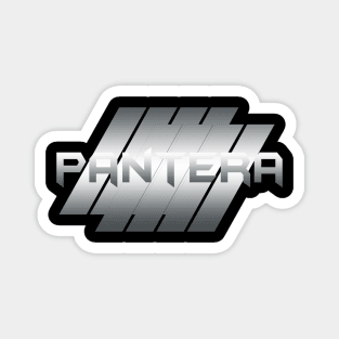 Metallic Illustration Pantera Magnet