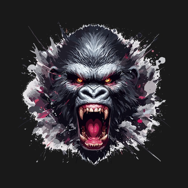 Gorilla Power Angry Ape by SmartStyle Gallery