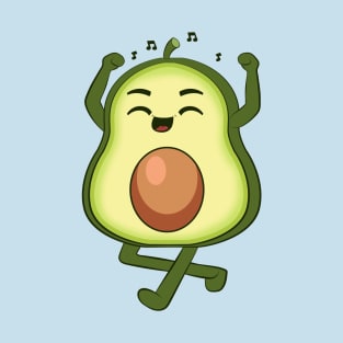 dancing avocado funny T-Shirt