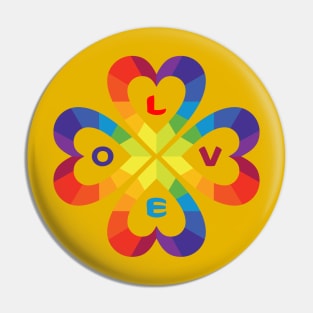 Love comes in all colors Pin