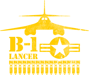 B-1 Lancer (distressed) Magnet