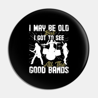 Rock Music Festival Concert Band Member Gift Pin