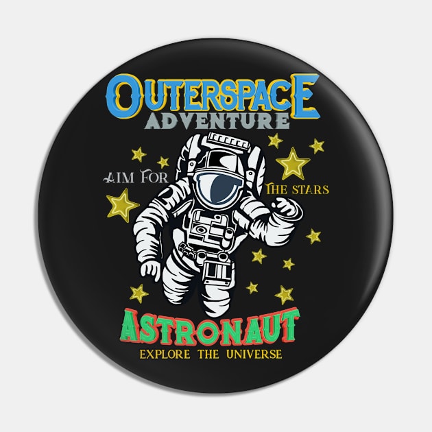 Astronaut Dream Pin by cheazucena