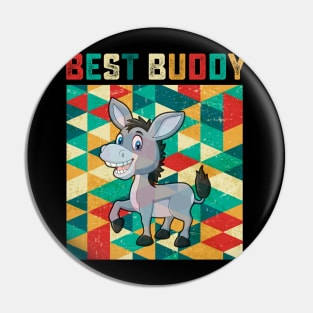 Best Buddy Donkey Pin