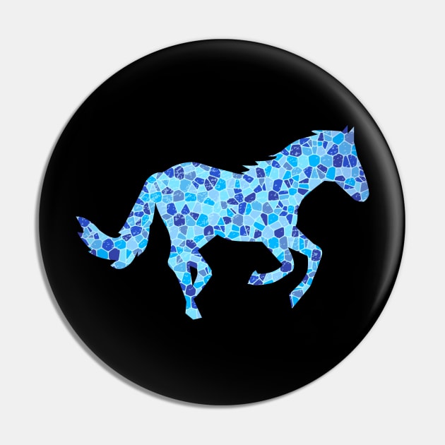 Equestrian Horse Lover Pin by PixelArt