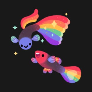 Rainbow guppy 5 T-Shirt