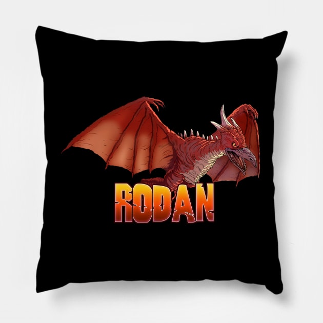 Rodan Pillow by Creepsandbabes