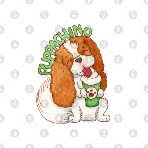 Cavalier King Charles Spaniel - Puppachino by jollyinu