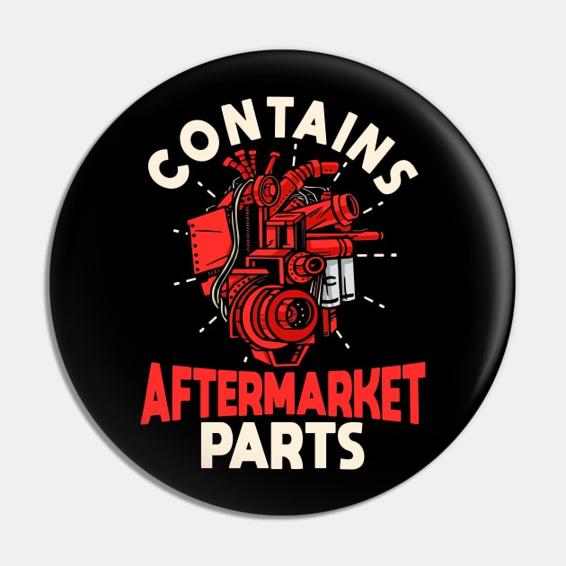 Contains Aftermarket Parts Heart Disease Awareness Wear Red Pin by _So who go sayit_