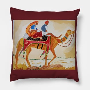 Rajasthan Folk Art Pillow