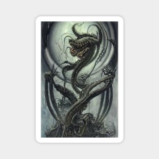 Giger style Artwork Magnet