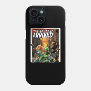 The Day they arrived, retro comic book cover Phone Case