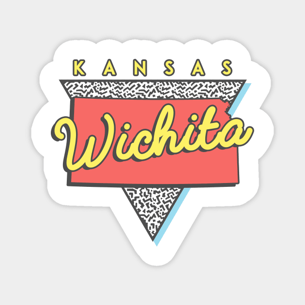 Wichita Kansas Triangle Magnet by manifest