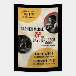 Carmen McRae - Dave Brubeck Quartet - Take Five Live - Basin Street East - 1961 Tapestry