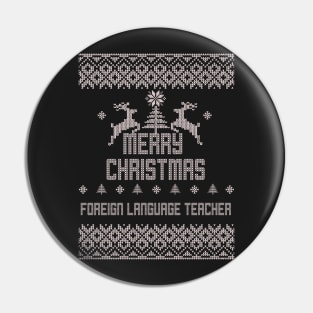 Merry Christmas FOREIGN LANGUAGE TEACHER Pin