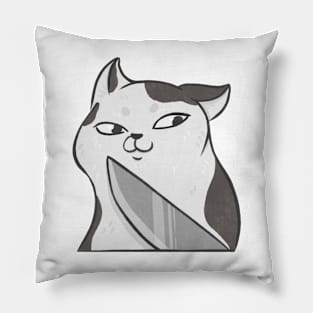 Smug cat Pillow