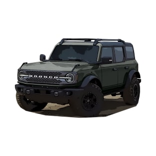 2021 Ford Bronco 4 Door Cactus Grey T-Shirt