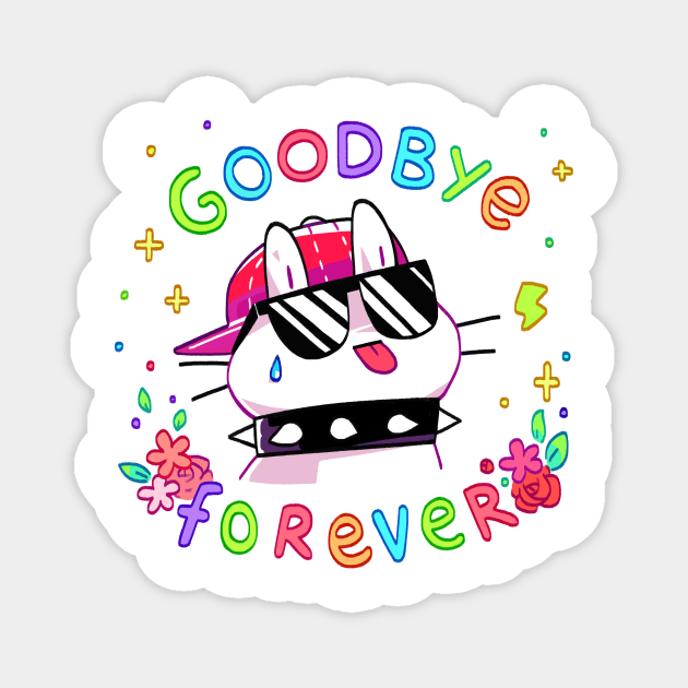 Goodbye Forever Magnet by giraffalope