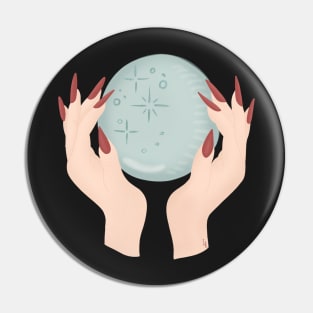 Crystal ball Pin