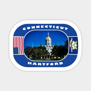 Connecticut, Hartford City, USA Magnet