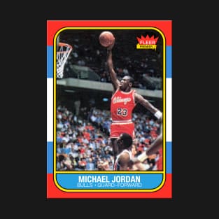 Michael Jordan Fleer '86 Card T-Shirt